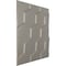 Ekena Millwork 19 5/8in. W x 19 5/8in. H Honeycomb EnduraWall Decorative 3D Wall Panel Covers 2.67 Sq. Ft. WP20X20HBBAL - alternate 4
